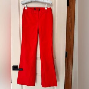 Red dress pants